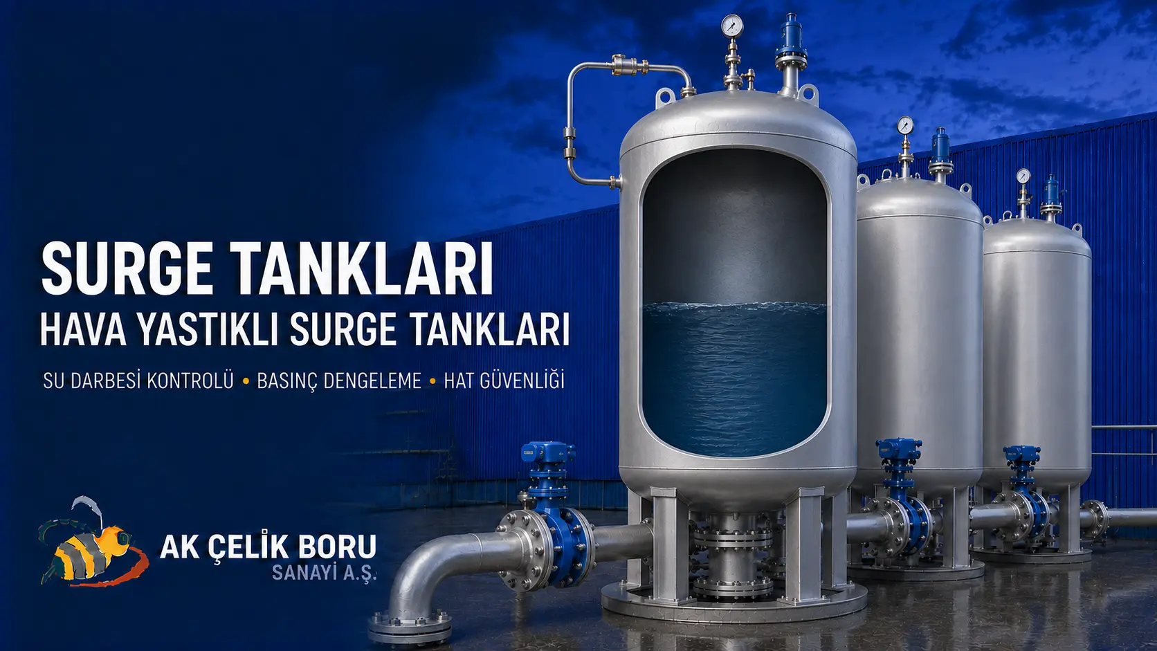 Hava Yastıklı Surge Tankları