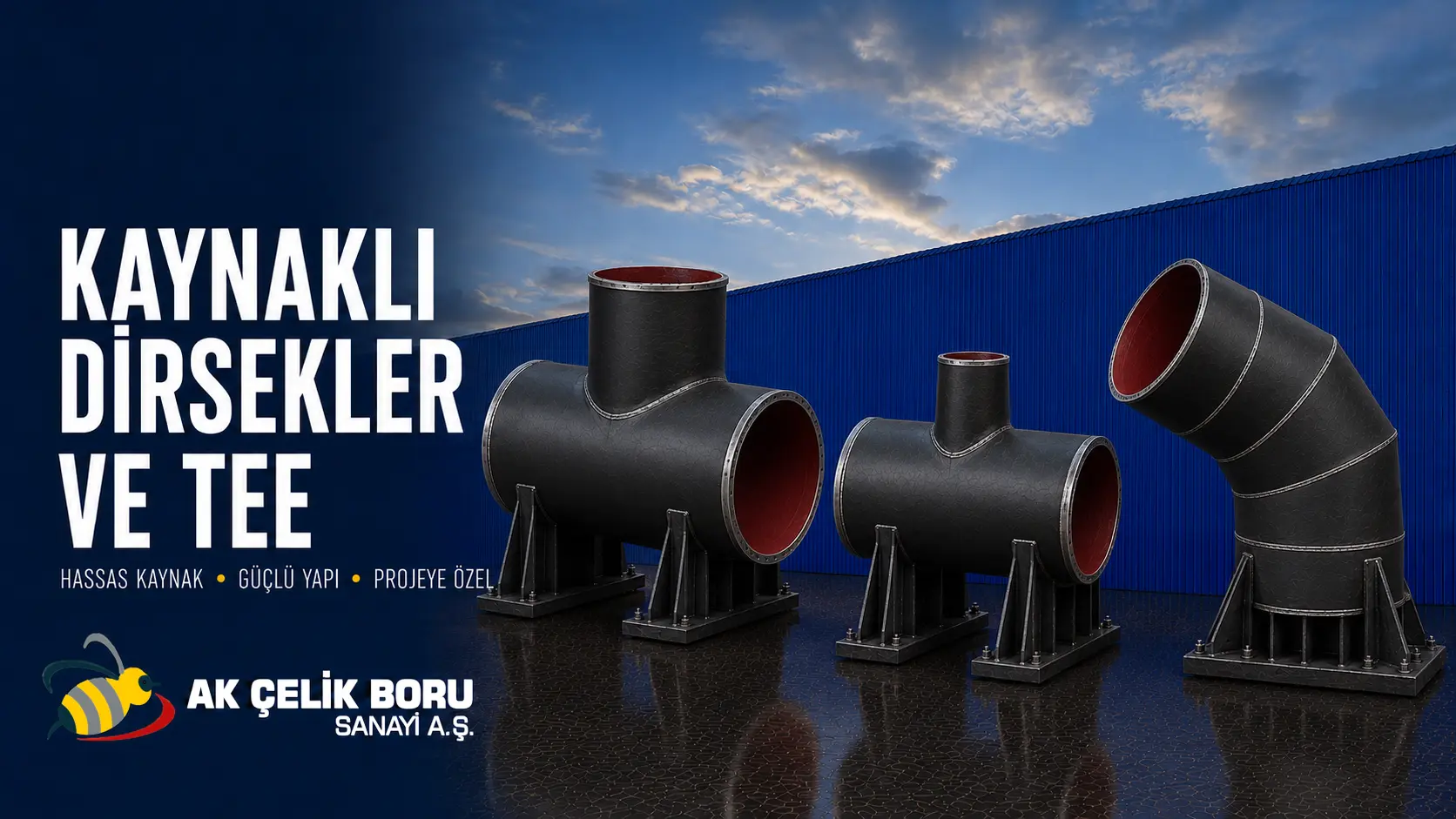 Kaynaklı Dirsekler ve Tee