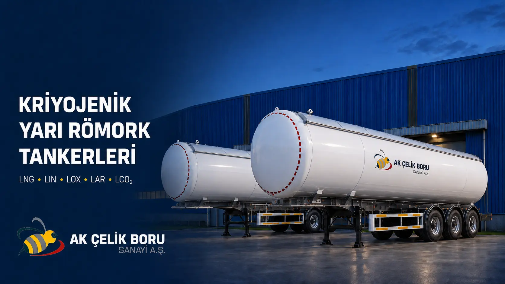 Kriyojenik Yarı Römork Tankerler