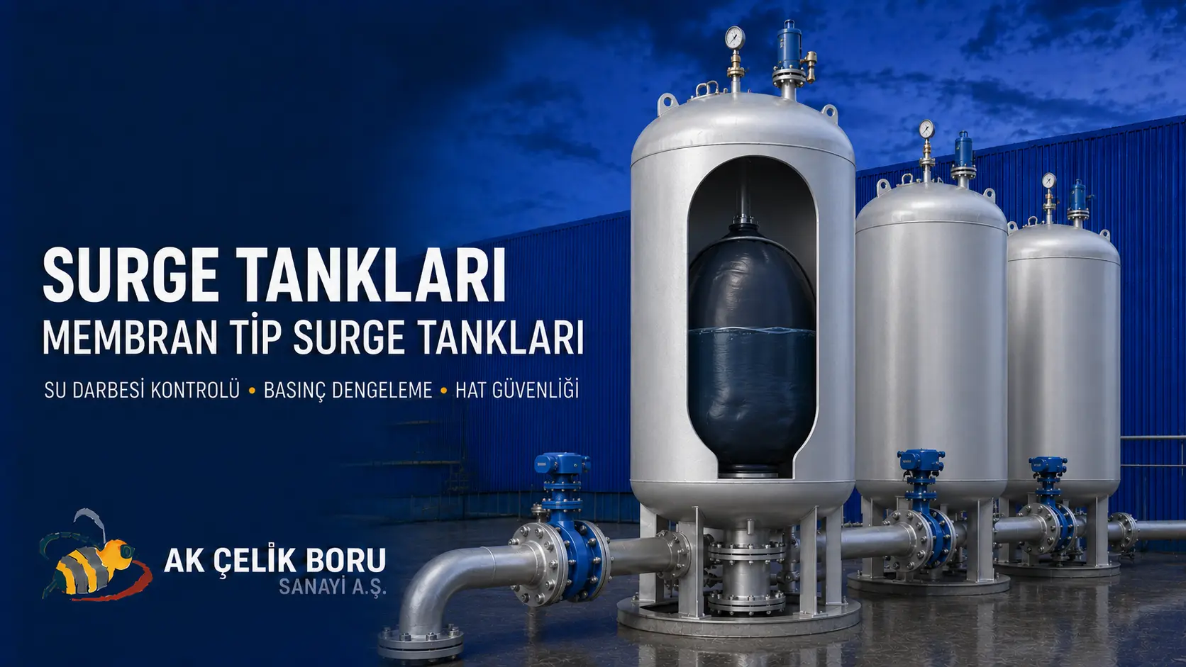 Membran Tip Surge Tankları